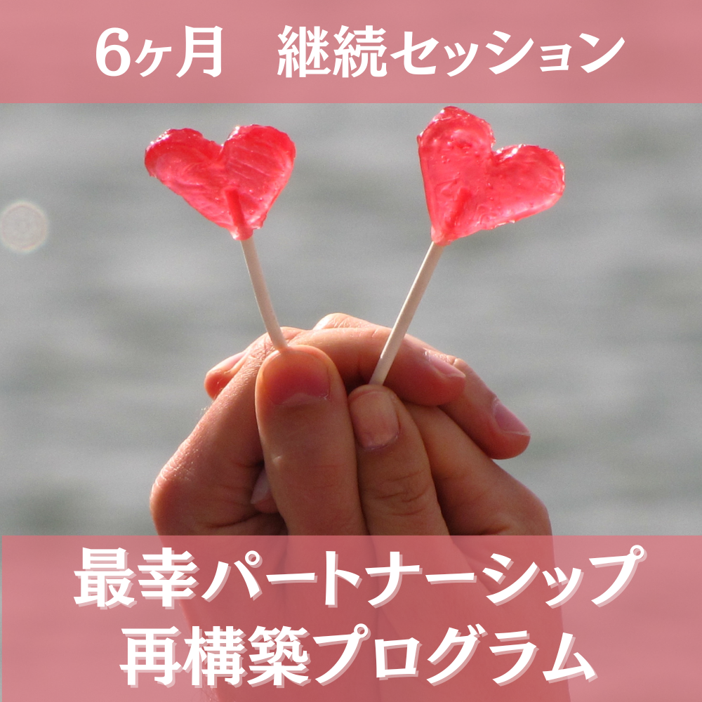 6ヶ月継続セッション「最幸パートナシップ再構築プログラム」